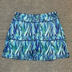 Reel Legends Skort Womens Size Petite Medium Stretch Golf Tennis